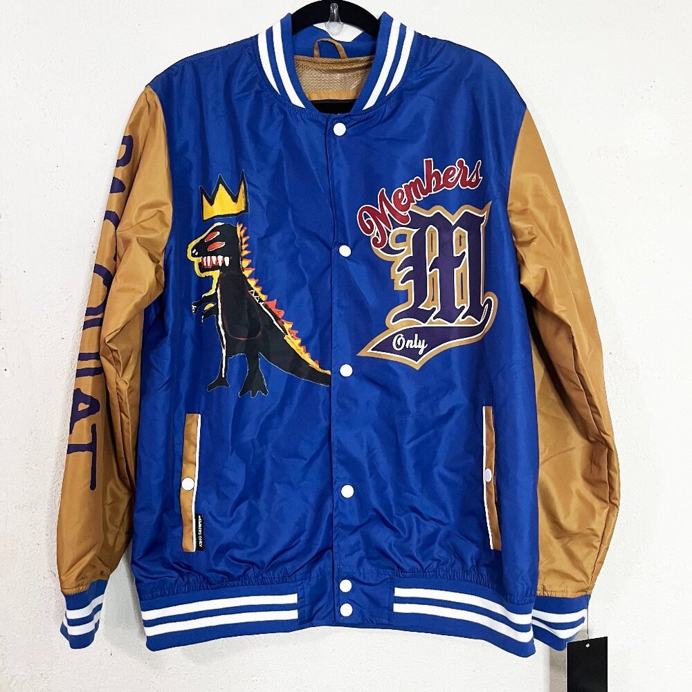 Jean-Michel Basquiat x Members Only Bomber Jacket NWT Size Medium‎
